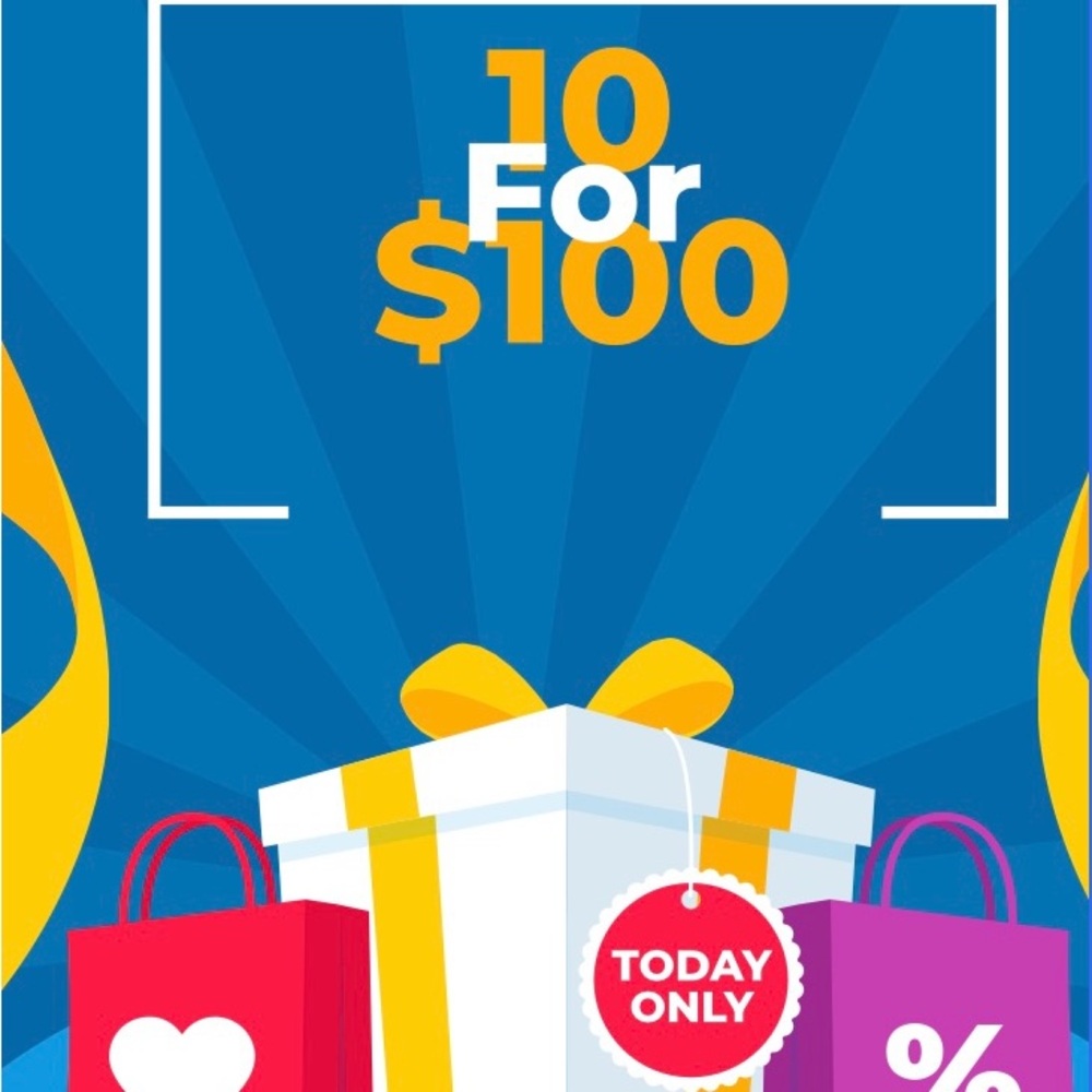 10 Items for $100 Deal